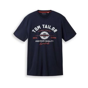 Tričko Tom Tailor s logom, Sky Captain modrá vyobraziť