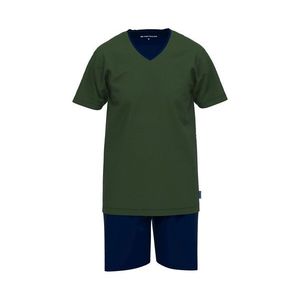 Krátka pyžamová súprava Tom Tailor »Nevada«, zelená vyobraziť