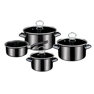 GSW Súprava hrncov Profi, 7-dielna (čierna) vyobraziť