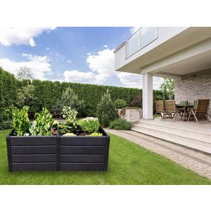 KHW Vyvýšený záhon Demeter, antracitová (672 l, XL) vyobraziť