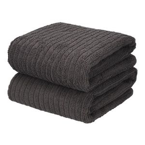 LIVARNO® Froté uterák, 50 x 100 cm, 2 kusy (tmavosivá) vyobraziť