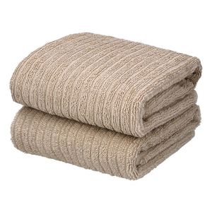 LIVARNO® Froté uterák, 50 x 100 cm, 2 kusy (béžová) vyobraziť