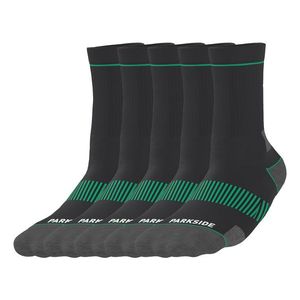 PARKSIDE® Pánske pracovné ponožky, 5 párov (čierna, 39/42) vyobraziť