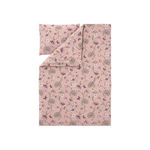 LIVARNO® Posteľná bielizeň zo saténového mikrovlákna, 140 x 200 cm (motýle/ružová) vyobraziť