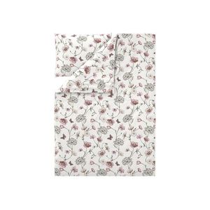 LIVARNO® Posteľná bielizeň zo saténového mikrovlákna, 140 x 200 cm (motýle/biela) vyobraziť