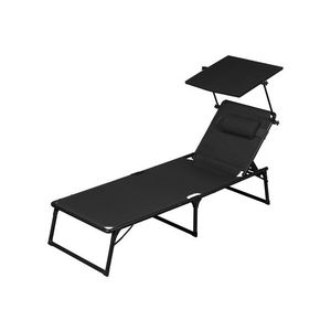 LIVARNO® Hliníkové ležadlo Houston, čierna vyobraziť