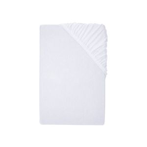 LIVARNO® Napínacia džersejová plachta, 140 – 160 x 200 cm (biela) vyobraziť