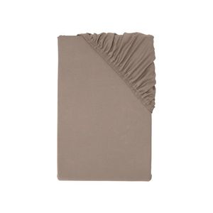 LIVARNO® Napínacia džersejová plachta, 90 – 100 x 200 cm (hnedá) vyobraziť