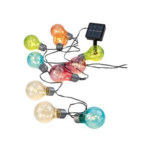 LIVARNO® Solárna svetelná reťaz, 50 LED (farebná) vyobraziť