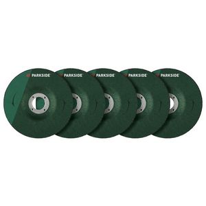 PARKSIDE® Príslušenstvo pre uhlovú brúsku (súprava hrubovacích kotúčov, 5-dielna) vyobraziť