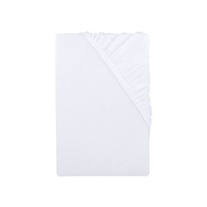 LIVARNO® Napínacia džersejová plachta, 140 – 160 x 200 cm (biela) vyobraziť