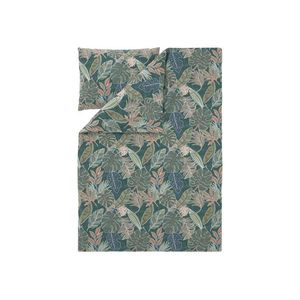 LIVARNO® Posteľná bielizeň z bavlny Renforcé, 140 x 200 cm (zelená) vyobraziť