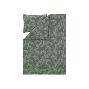 LIVARNO® Posteľná bielizeň z bavlneného saténu, 140 x 200 cm (zelená) vyobraziť