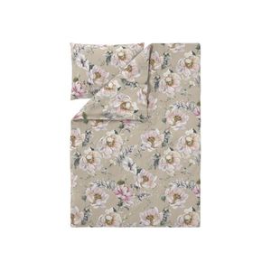 LIVARNO® Posteľná bielizeň z bavlneného saténu, 140 x 200 cm (béžová) vyobraziť