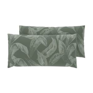 LIVARNO® Obliečka na vankúš z bavlneného saténu, 80 x 40 cm, 2 kusy (zelená) vyobraziť