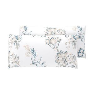 LIVARNO® Obliečka na vankúš z bavlneného saténu, 80 x 40 cm, 2 kusy (biela) vyobraziť