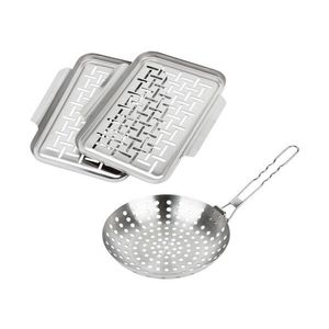 GRILLMEISTER Grilovacia panvica + Grilovacia tácka, 2 kusy vyobraziť