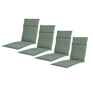 LIVARNO home Polstrovaná podložka na kreslo Houston, 4 kusy vyobraziť