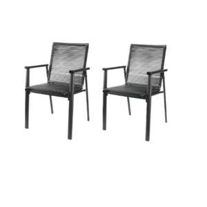 LIVARNO home Záhradná stolička Miami, 2 kusy vyobraziť