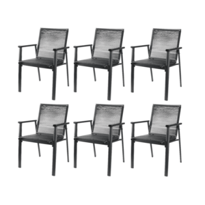 LIVARNO home Záhradná stolička Miami, 6 kusov vyobraziť
