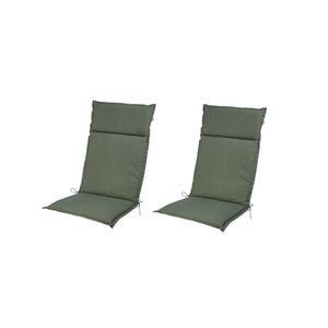 LIVARNO home Podložka na kreslo s vysokým operadlom Houston, zelená, 2 kusy vyobraziť