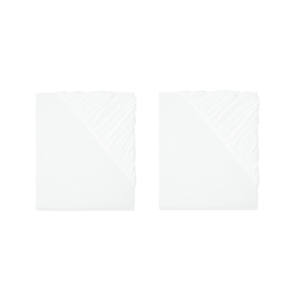 LIVARNO home Napínacia plachta, 90 – 100 x 200 cm, biela, 2 kusy vyobraziť