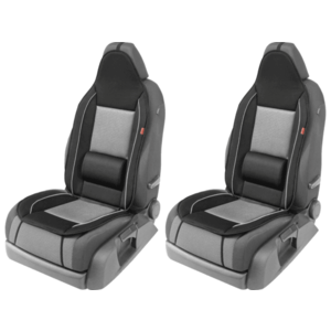ULTIMATE SPEED® Podložka na autosedadlo s bedrovou opierkou, čierna/sivá, 2 kusy vyobraziť