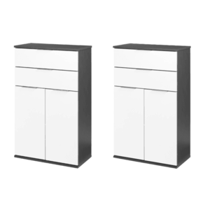 LIVARNO home Komoda, 58 x 95 x 33 cm, 2 kusy vyobraziť