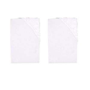 LIVARNO home Bi-elastická napínacia plachta na boxspringovú posteľ, 90 – 100 x 200 cm, biela, 2 kusy vyobraziť