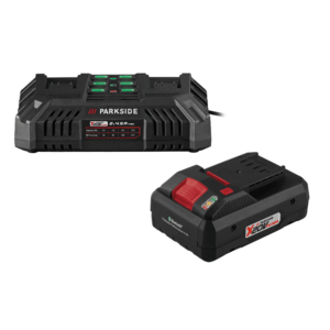 PARKSIDE® Smart akumulátor 20 V 4 Ah + Dvojitá nabíjačka na akumulátor 20 V/4, 5 A vyobraziť