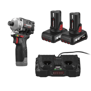 PARKSIDE® Aku rázový uťahovák 12 V PDSSAP 12 A1 + Dvojitá nabíjačka 12 V/2 x 4, 5 A + Akumulátor 12 V/5 Ah, 2 kusy vyobraziť