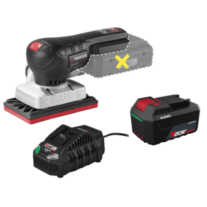 PARKSIDE® Aku vibračná brúska 20 V PAMSP 20-Li A2 + Akumulátor 20 V/4 Ah + Rýchlonabíjačka 20 V/4, 5 A vyobraziť