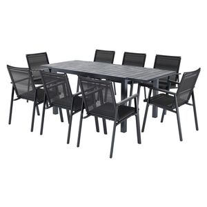 LIVARNO® Hliníkový rozkladací záhradný stôl Miami + Stolička Miami, 8 kusov vyobraziť