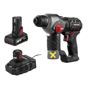 PARKSIDE PERFORMANCE® Aku vŕtacie kladivo 12 V PBHAP 12 A1 + Akumulátor 12 V/2, 5 Ah + Akumulátor 12 V/5 Ah + Nabíjačka 6 A vyobraziť