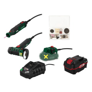 PARKSIDE® Aku modelárska súprava PMBSA 20-Li A1 + Akumulátor 20 V/4 Ah + Rýchlonabíjačka 20 V/4, 5 A vyobraziť