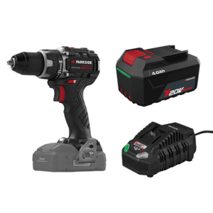 PARKSIDE® Aku vŕtací skrutkovač 20 V PABSP 20 Li C4 + Rýchlonabíjačka akumulátora 20 V/4, 5 A + Akumulátor 20 V/4 Ah vyobraziť