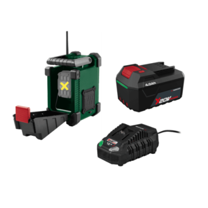 PARKSIDE® Aku stavebné rádio 20 V/12 V + Akumulátor 20 V/4 Ah + Rýchlonabíjačka 20 V/4, 5 A vyobraziť