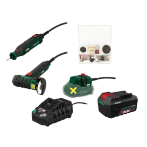 PARKSIDE® Aku modelárska súprava PMBSA 20-Li A1 + Akumulátor 20 V/4 Ah + Rýchlonabíjačka 20 V/4, 5 A vyobraziť