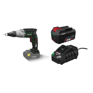 PARKSIDE® Aku skrutkovač na sadrokartón PTBSA 20-Li B2 + Akumulátor 20 V/4 Ah PAP 204 A1 + Rýchlonabíjačka 20 V/4, 5 A PLG 20 C3 vyobraziť