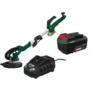 PARKSIDE® Aku nástenná a stropná brúska 20 V PWDSA 20-Li A1 + Akumulátor 20 V/4 Ah + Rýchlonabíjačka 20 V/4, 5 A vyobraziť