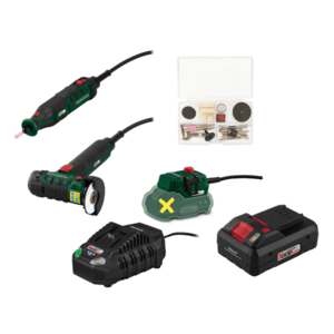 PARKSIDE® Aku modelárska súprava PMBSA 20-Li A1 + Smart akumulátor 20 V/4 Ah + Rýchlonabíjačka 20 V/4, 5 A vyobraziť