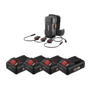 PARKSIDE PERFORMANCE® Nabíjací ruksak na akumulátory 20 V/40 V + Smart akumulátor 20 V/4 Ah PAPS 204 B1, 4 kusy vyobraziť