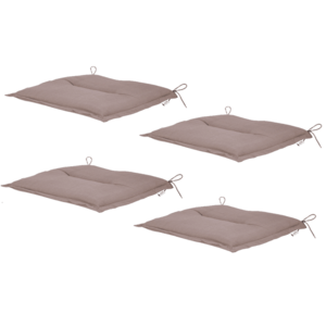 LIVARNO® Podsedák, 45 x 45 cm, béžový, 4 kusy vyobraziť