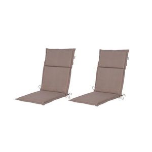 LIVARNO® Podložka na nízke kreslo Houston, béžová, 2 kusy vyobraziť