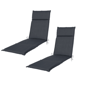 LIVARNO® Podsedák na kreslo Houston, antracitová, 2 kusy vyobraziť