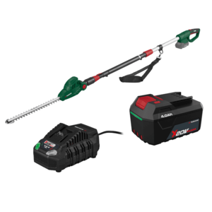 PARKSIDE® Aku teleskopické nožnice na živý plot 20 V PATHS 20 A1 + Rýchlonabíjačka akumulátora 20 V/4, 5 A + Akumulátor 20 V/4 Ah vyobraziť