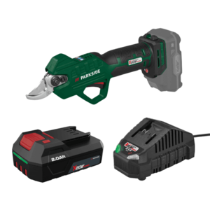 PARKSIDE® Aku nožnice na konáre 20 V PAAS 20-Li B1 + Akumulátor 20 V/2 Ah + Nabíjačka na akumulátor 20 V/2, 4 A vyobraziť