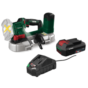 PARKSIDE® Aku pásová píla 20 V PMBA 20-Li A1 + Akumulátor 20 V/2 Ah + Nabíjačka 20 V/2, 4 A vyobraziť