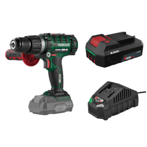 PARKSIDE® Aku príklepový vŕtací skrutkovač 20 V PSBSA 20-Li E4 + Akumulátor 20 V/2 Ah + Nabíjačka na akumulátor 20 V/2, 4 A vyobraziť