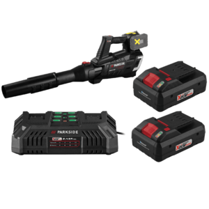 PARKSIDE PERFORMANCE® Aku turbínový fúkač lístia PPTLBA 40-Li C3 + Smart akumulátor 20 V/4 Ah, 2 kusy + Dvojitá nabíjačka 20 V/4, 5 A vyobraziť